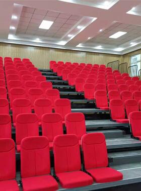 体育电动校折叠缩馆看台前置后置翻WS-S14板软包看台座椅学活动看