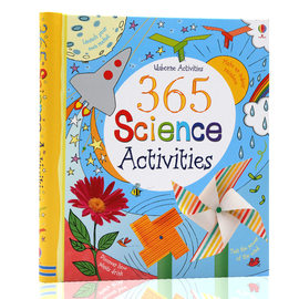 Usborne 365个科学创意 科学实验游戏册 365 Science Activities 英文原版绘本 儿童科普实验英语绘本亲子互动7-12岁 课外读物