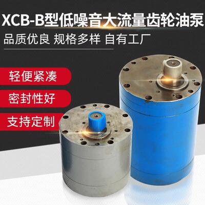 厂家供应XCB-B型低噪音大流量齿轮油泵质量可靠规格多样