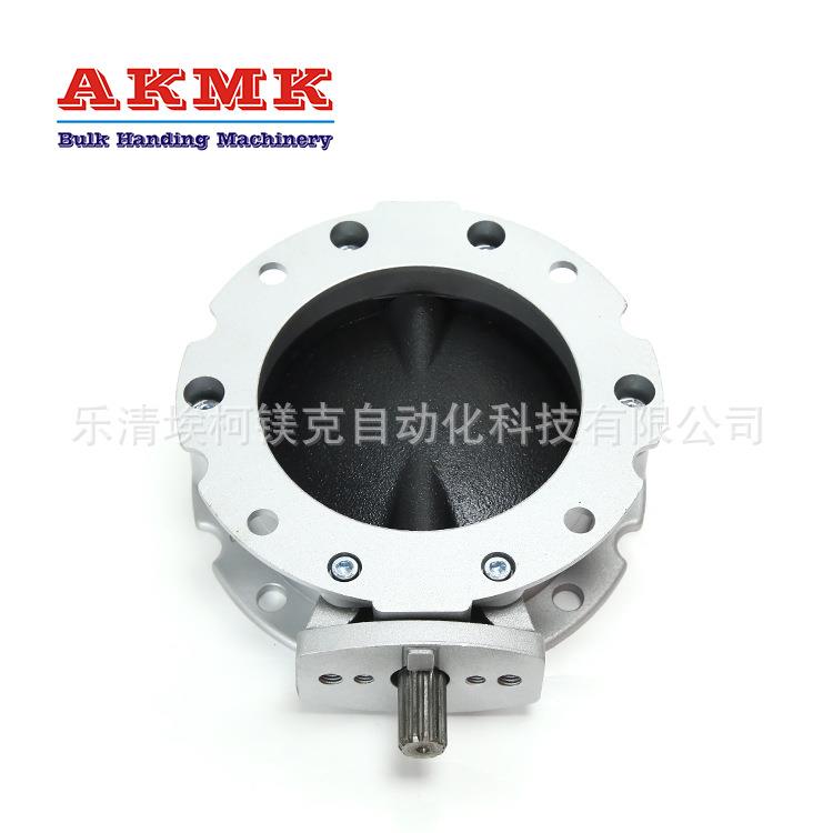 法兰蝶阀双法兰V2FS150GBN搅拌站适用下料放料粉体蝶阀