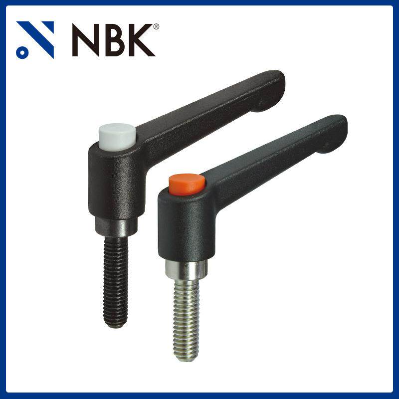 NBK LDM-C M8-M12带操作按钮外螺纹夹紧手柄 机械要素零部件