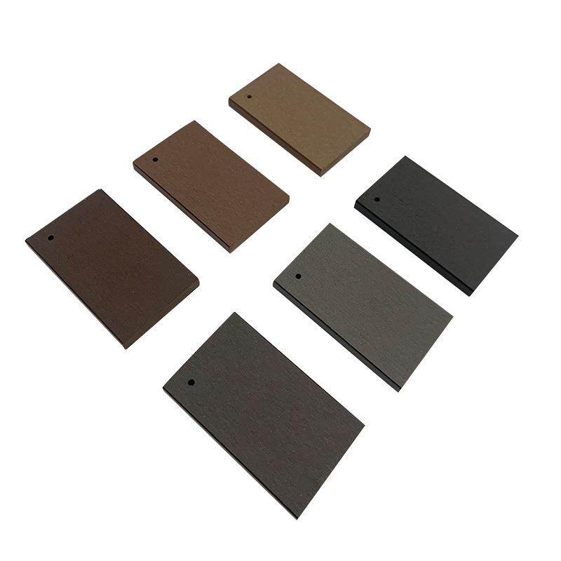 PP塑木地板色卡版样品木材弦切纹理户外阳台露台花园地面木塑地板