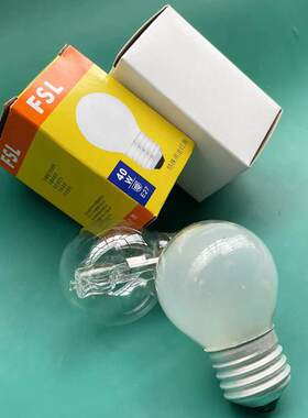 卤素白炽灯泡护眼家用老式E27大螺丝40W台灯座替换备用直流卤钨灯