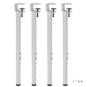 属金铁可节伸调缩免打孔桌腿夹具式 985桌脚支架电脑桌艺脚架书桌