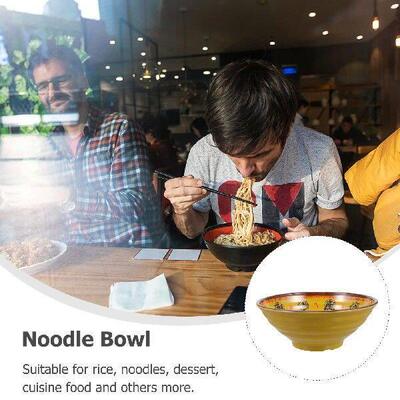Ramen Salad Bowls Soup Noodle Melamine Dinnerware Fruit