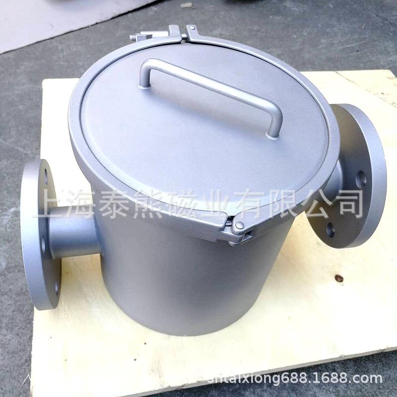 厂家供应永磁浆料除铁器 流体管道式除铁器 组合式多筒磁性过滤器