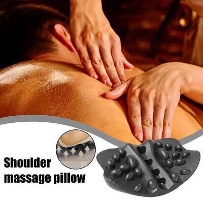 shoulder blade massage pillow back muscle relaxer acupoint