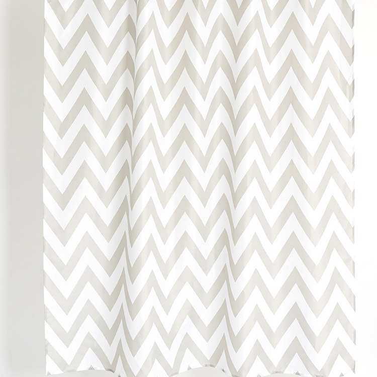 简约防水浴帘灰色波浪涤纶浴帘布 浴室窗帘送挂钩,家庭/个人清洁工具,浴帘,淘宝优惠券,粉丝福利购,淘宝优惠卷