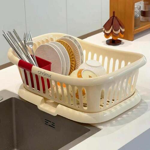 厨房放碗碗碟收纳架家用台面沥水碗盘架多功能餐具架托碗筷放置盒