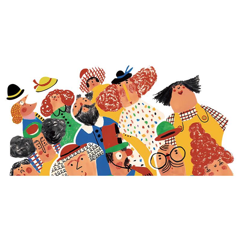 画室布置美术教室装饰机构幼儿园区环创境材料主题半成用品墙面贴