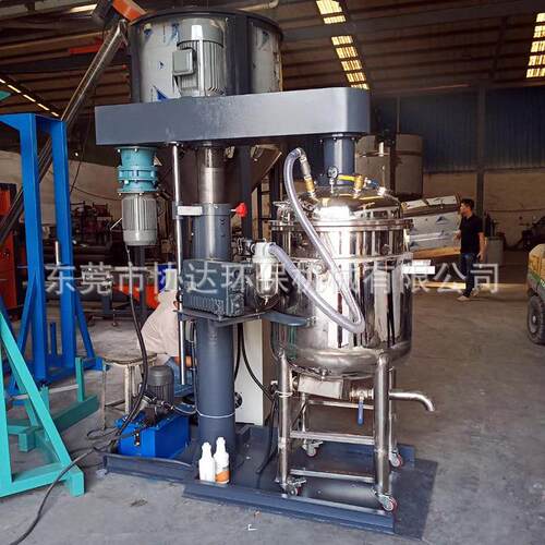 软质阻尼隔音材料高速分散机半吨 300L树脂真空脱泡分散机厂家