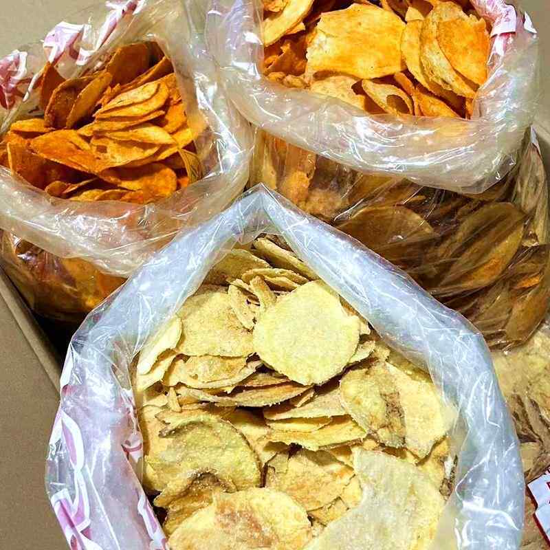 东北望花老式大薯片东北特产怀旧童年网红零食锅巴薯片散装年货
