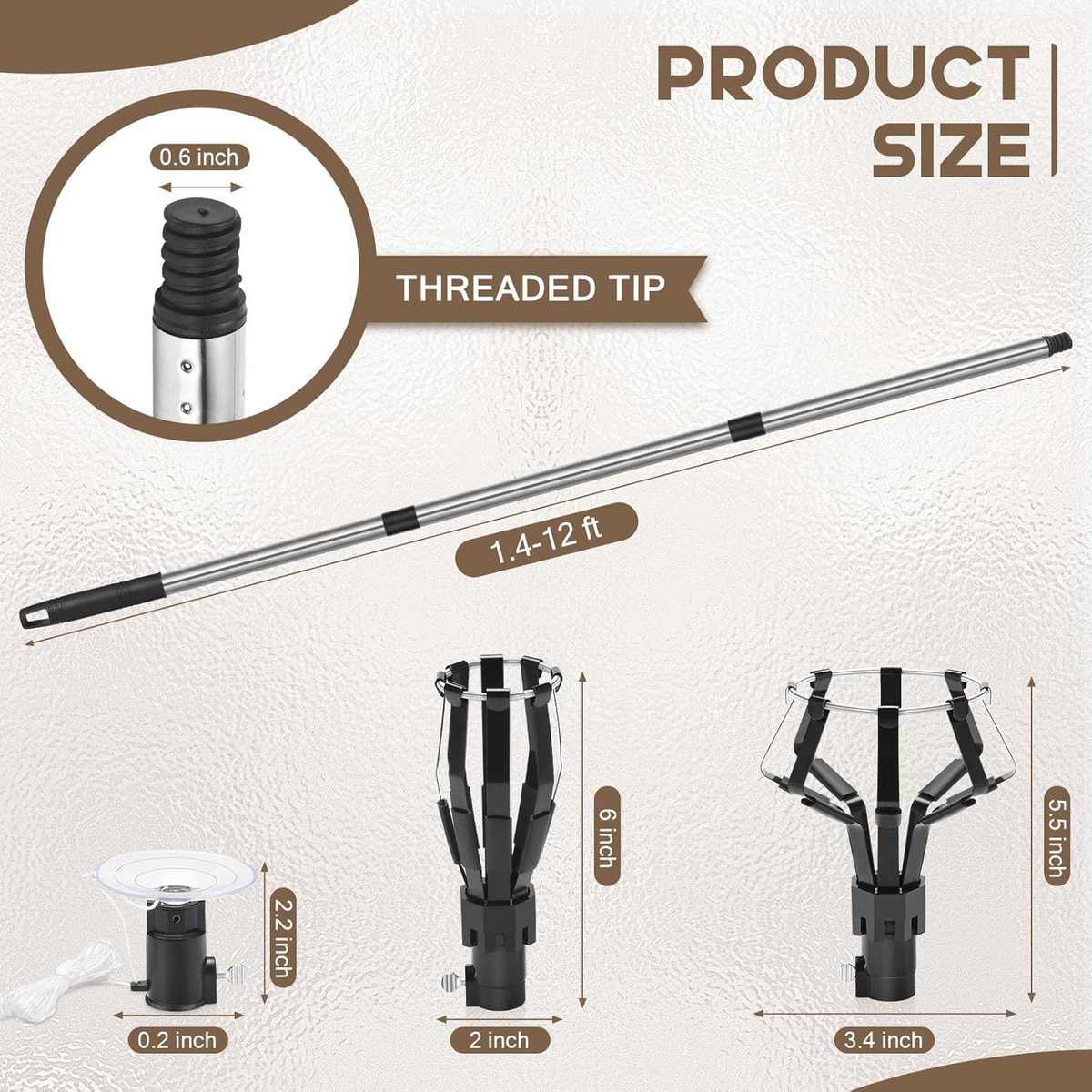 lamp changer多功能高空换灯器吸盘取灯器家用拆装灯泡三件套