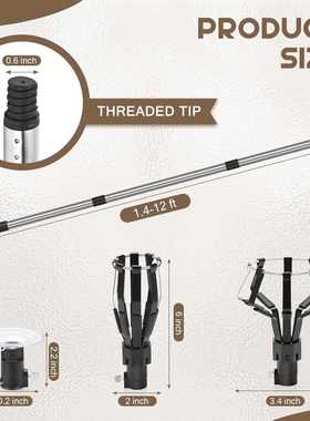 lamp changer多功能高空换灯器吸盘取灯器家用拆装灯泡三件套