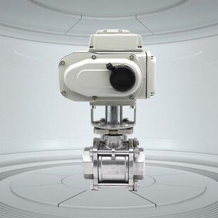 Q911F 电动丝扣球阀津上伯纳德 16PDN8DN10DN32三片式