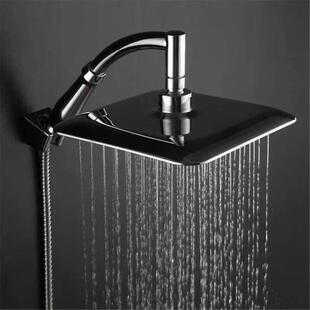 9 Inch Rotate 360 Degree Bathroom Rainfall Shower Head ABS C