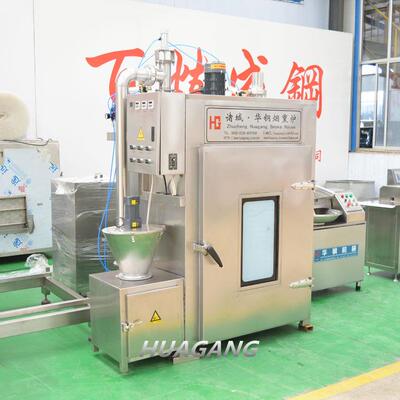 青岛熏鱼设备生产厂家 熏鱼用全自动烟熏炉 smoke fish oven