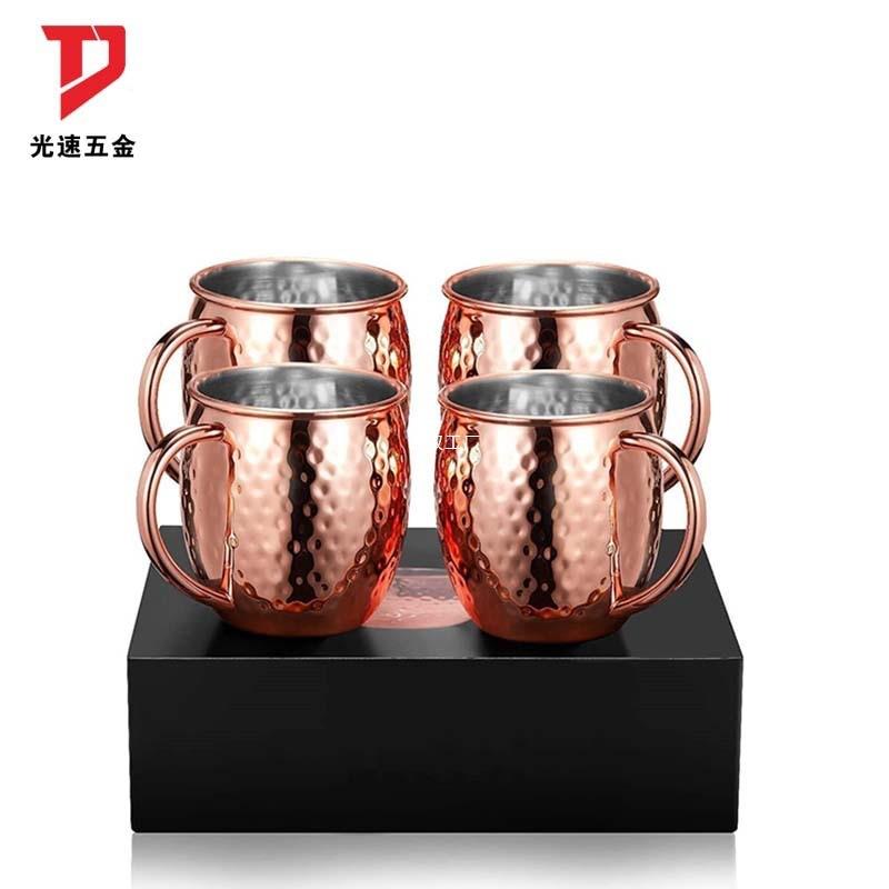 不锈钢锤点热销骡子套装杯创意酒吧莫斯科鸡尾酒杯啤酒杯烈酒杯
