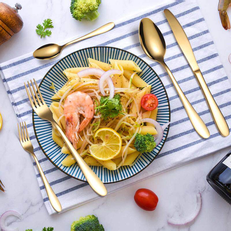 工厂外贸货源不锈钢餐具套装42件套家用产品刀叉勺子吸管礼品盒子,餐饮具,叉/勺/筷套装,淘宝优惠券,粉丝福利购,淘宝优惠卷