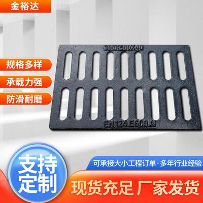 球墨铸铁篦子300500铸铁雨水篦子集水坑盖板地下室排水沟盖板厂家
