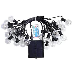 G40院太阳能装 灯串L彩ED球泡灯E12户KVQ外防水圣诞节日庭饰灯工厂