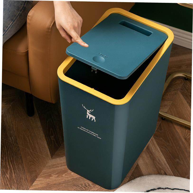 Garbage can toilet trash can kitchen Dustbin with cover bin