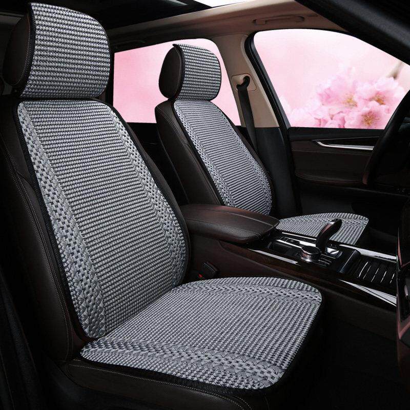 福特汽车坐垫福克斯锐界座套蒙迪欧领睿锐际探险者透气夏季冰丝