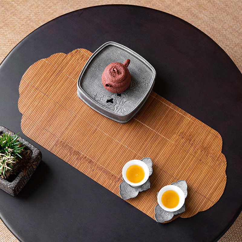 竹制茶席小号干泡茶垫防水茶道配件中式桌旗茶垫,餐饮具,茶具礼盒,淘宝优惠券,粉丝福利购,淘宝优惠卷