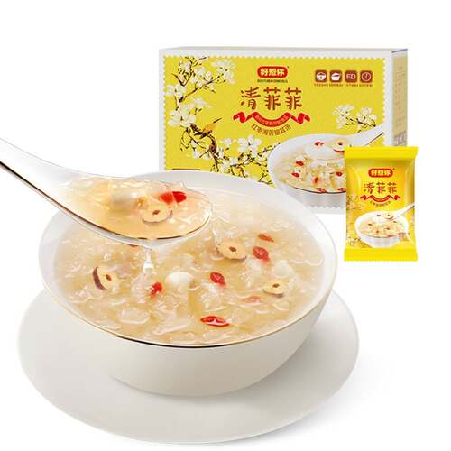好想你清菲菲红枣湘莲银耳汤105g冻干枸杞银耳羹汤冲泡即食