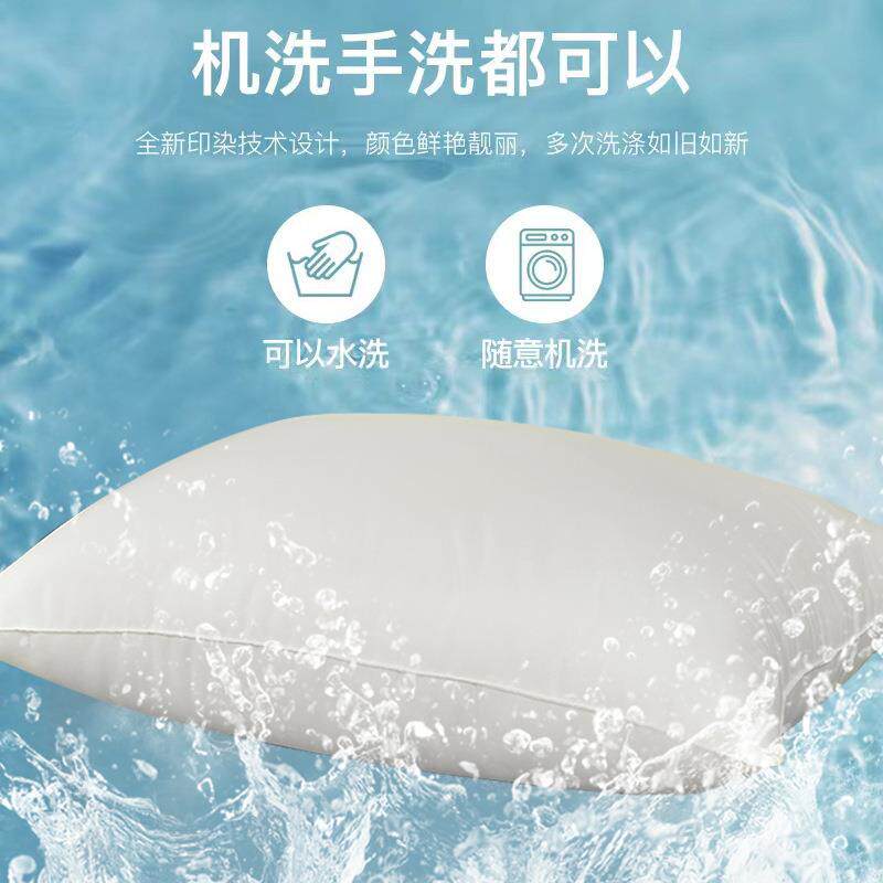 夏天凉枕头冰丝枕家用枕芯带枕套护颈椎助睡眠学生宿舍单人整
