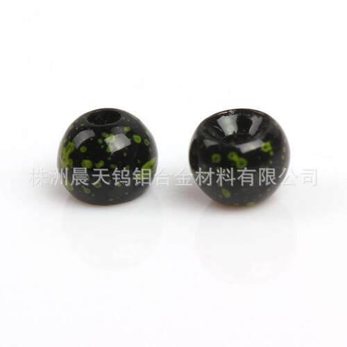 太空色G型钨孔珠油墨色钨豆 飞蝇钓钨渔坠 G型tungsten beads