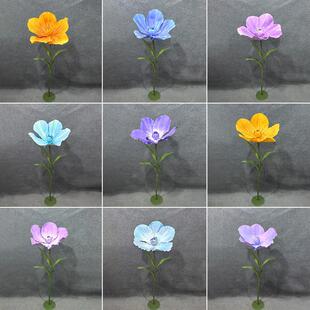 婚庆道具舞台立体仿真路引花活动布置飞燕大花橱窗美陈装饰立杆花