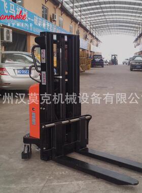 1T1.6m半自动液压堆高车电动升降叉车电升手推升降车堆高车