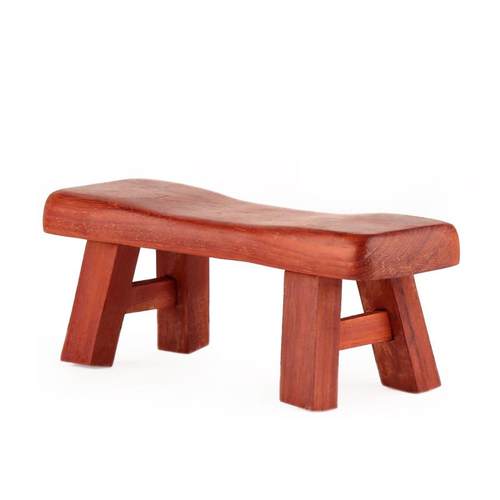 高档红颈椎摩枕头 鸡翅木养生枕睡枕 黑檀木硬按枕实颈木质木部按