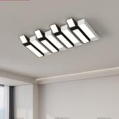 极简客厅灯现代简约led吸顶灯北欧黑白钢琴键卧室护眼灯新款 灯具