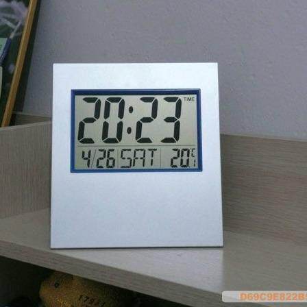 2803大屏日历台钟LCD时钟电子数字钟立式钟表闹钟电子时钟