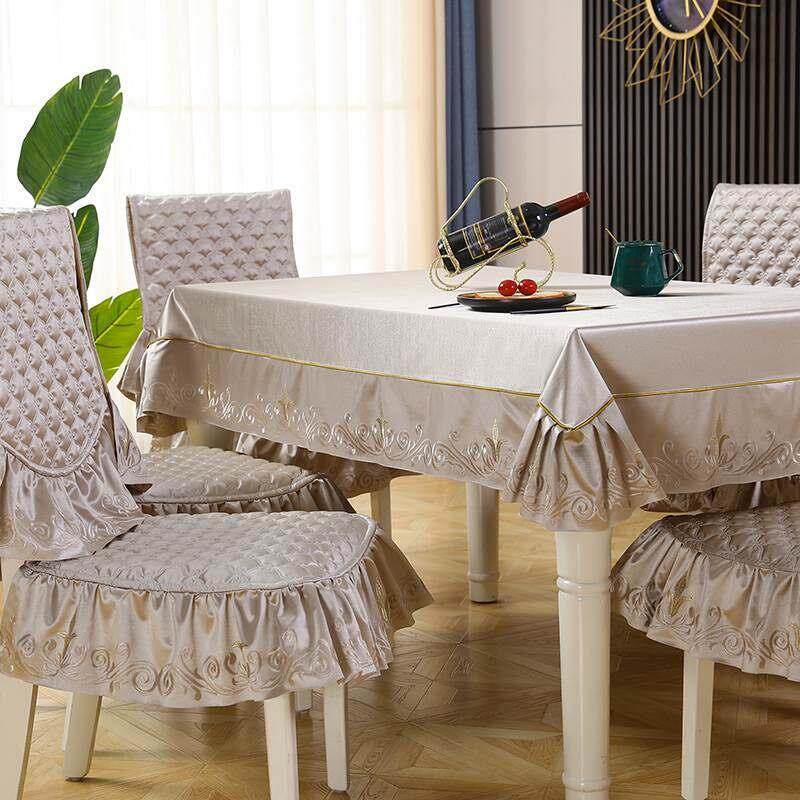 新的简单的现代咖啡桌桌布织物餐椅套椅子套椅子垫优雅的可访问的