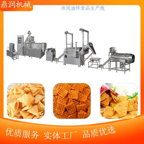 油炸膨化食品生产线 锅巴机器五谷杂粮膨化机休闲电加热玉米花机