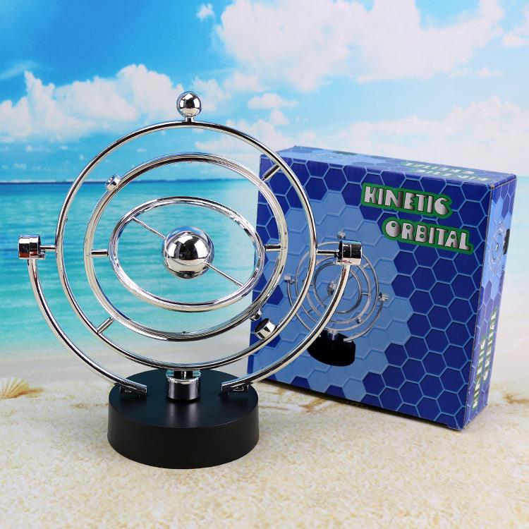 创意桌摆件永永动仪动仪摇装摆摆器家居饰工艺品面牛顿磁力定律模
