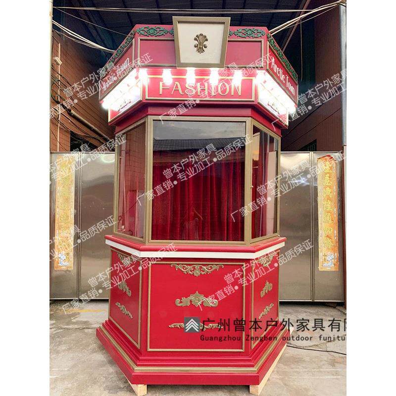 工厂实拍/实木售货车 流动组装售货亭 商场景区商品防腐木售货车