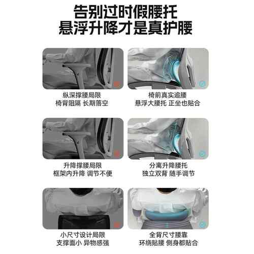 办公椅子人体工学椅家用舒适久坐可躺电脑椅电竞椅办公室靠背座椅