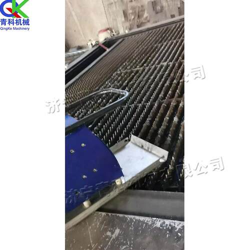 数控激光切割除渣机管材切割全自动除渣设备手推碎渣清洁机