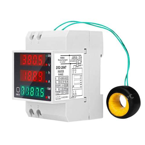 高档单相智能电表电度0表功率测试仪交5数显22v电流压表电流表D2-