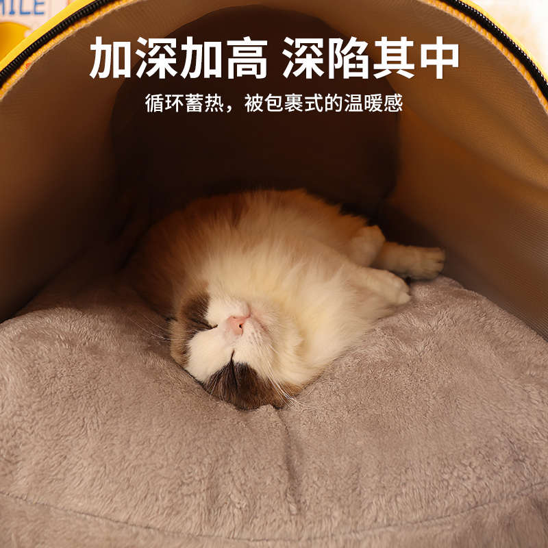 新款封闭式房子窝猫别墅大空间猫窝保暖狗窝宠物用品批发