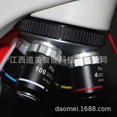 P3H100-B41L-显I目PL无限远消色差EES物镜三生物微镜转接CCD相机