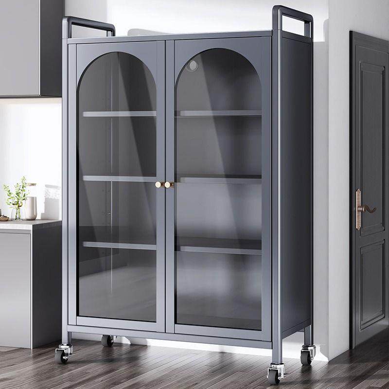 加深防尘置物架家用钢化玻璃门收纳可调节大容量厨房微波炉储物柜,厨房/烹饪用具,厨房抽屉置物架,淘宝优惠券,粉丝福利购,淘宝优惠卷