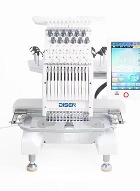 全自动小型单头电脑绣花机刺绣机Single Head Embroidery Machine