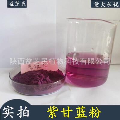 紫甘蓝汁粉 水溶性食品原料 紫甘蓝提取物 食品级紫色粉末