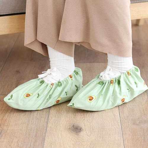 Washable Indoor Shoe Covers, Non-slip and Durable Breathable