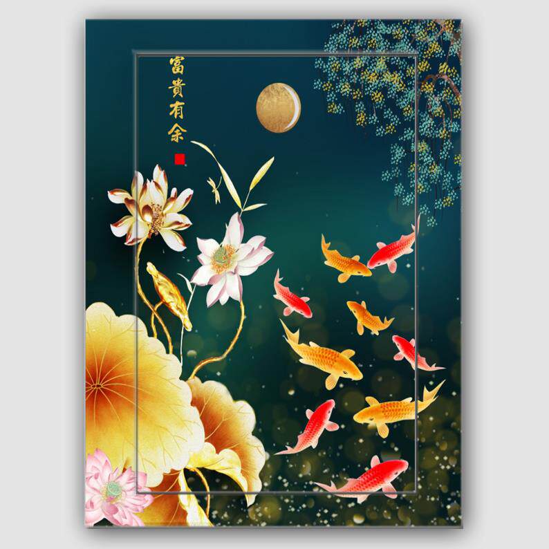 消防栓贴纸灭火栓贴纸遮挡装饰画自粘电表箱贴纸配电箱贴墙贴sf94